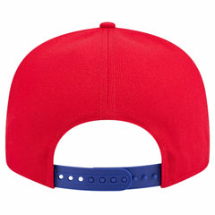 New Era Philadelphia 76ers Throwback Gradient Tech Font 9FIFTY Snapback Hat