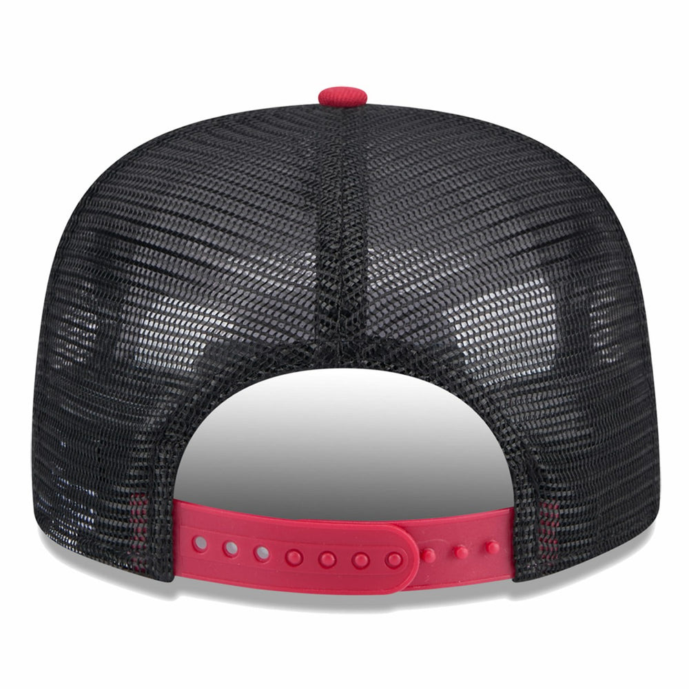 New Era Miami Heat Throwback Team Arch Golfer Snapback Hat