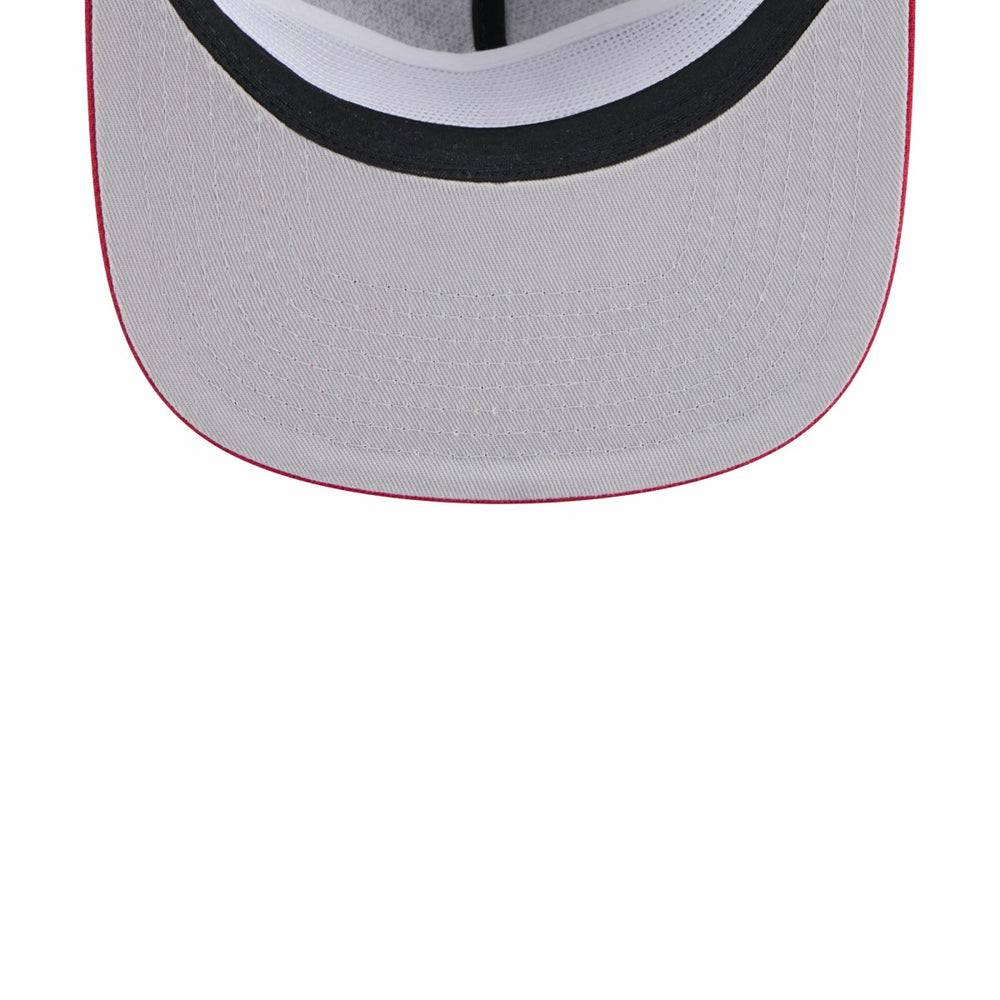 New Era Miami Heat Throwback Team Arch Golfer Snapback Hat
