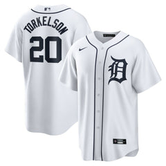 White Spencer Torkelson Detroit Tigers Nike Home Replica Jersey
