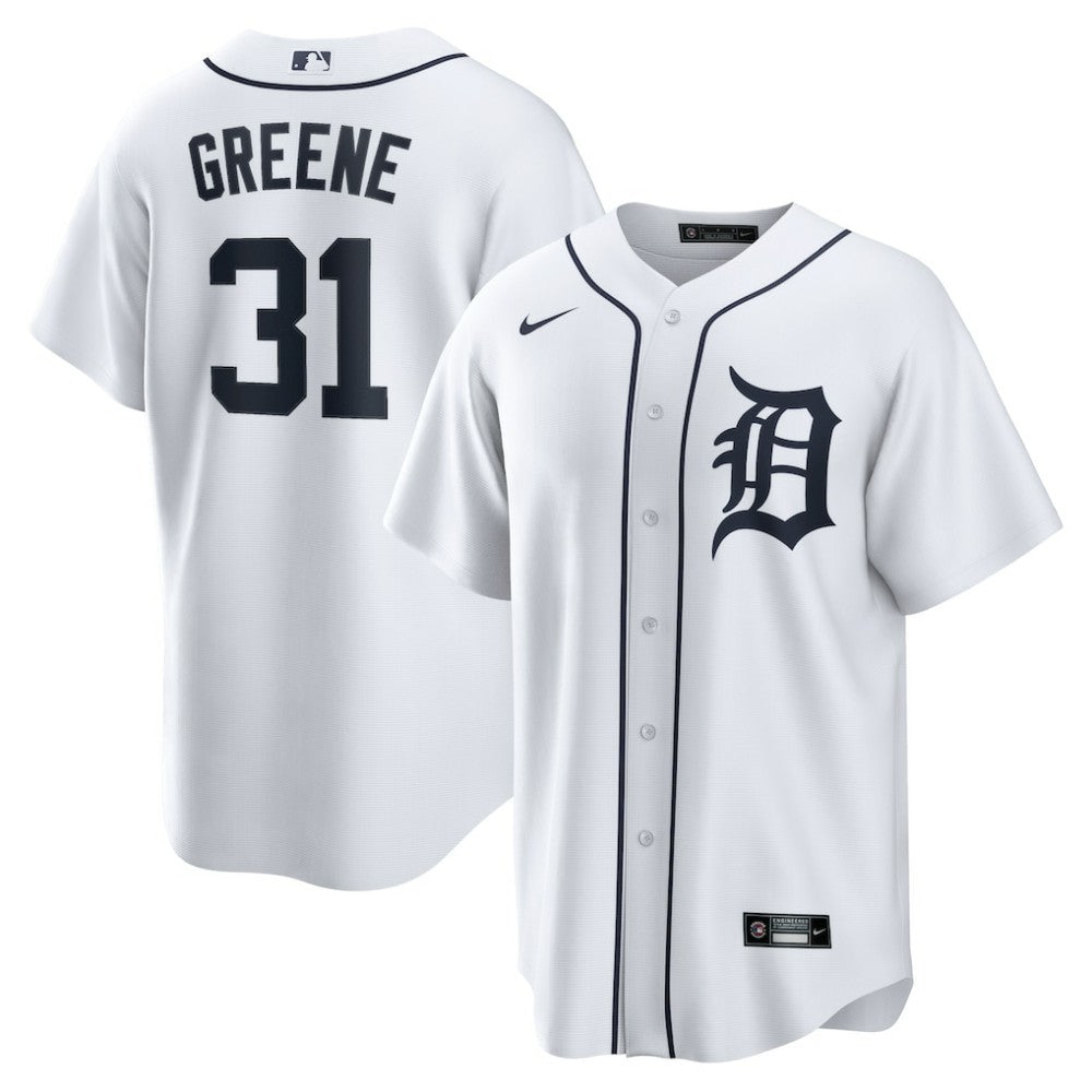 White Riley Greene Detroit Tigers Nike Replica Player Jersey
