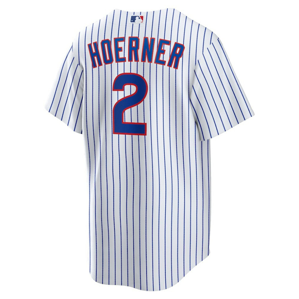 White Nico Hoerner Chicago Cubs Nike Replica Player Jersey