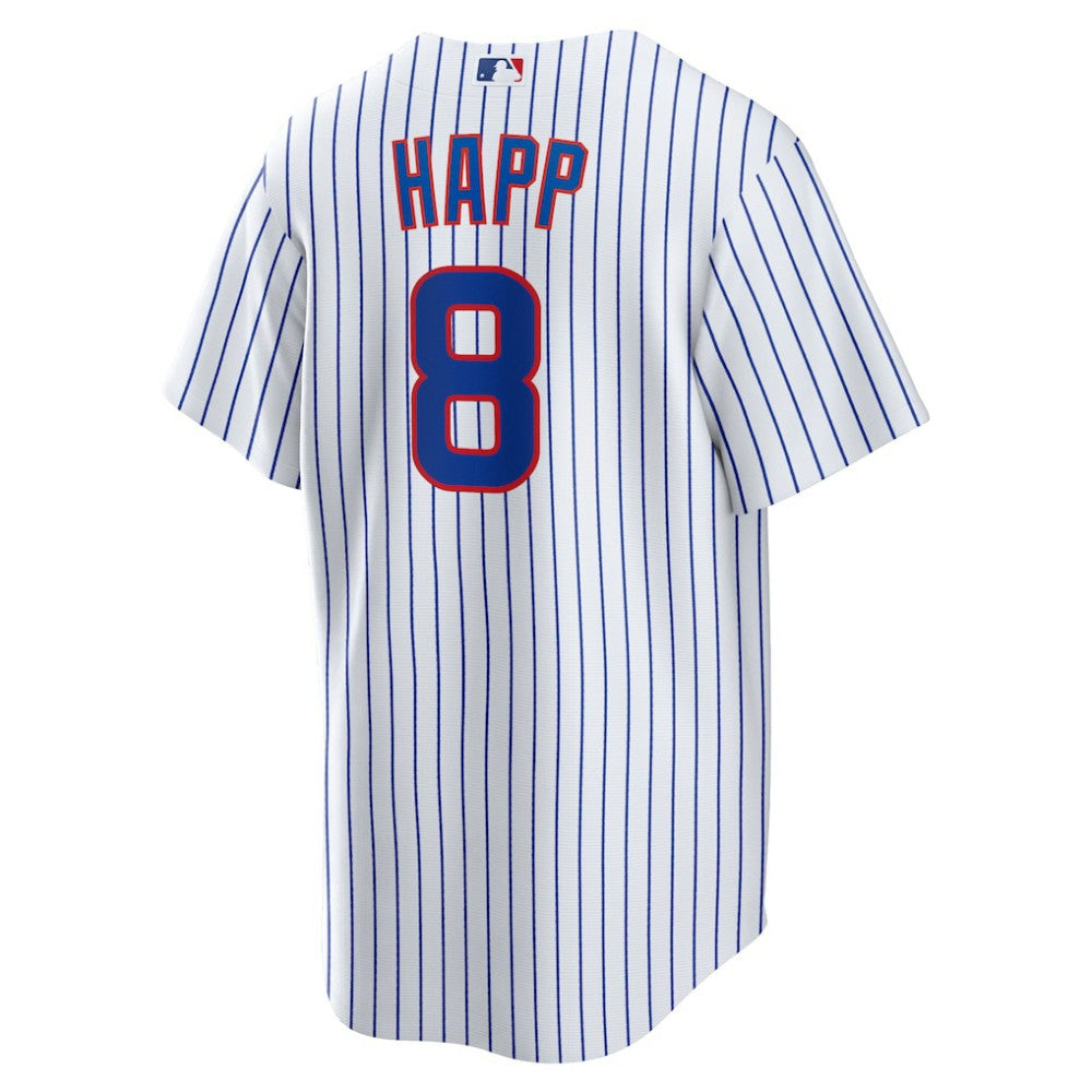 White Ian Happ Chicago Cubs Nike Home Replica Jersey