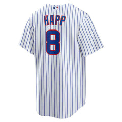 White Ian Happ Chicago Cubs Nike Home Replica Jersey