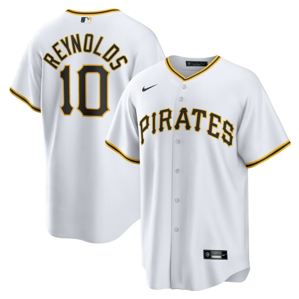 White Bryan Reynolds Pittsburgh Pirates Nike Replica Player Jersey