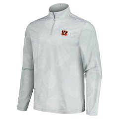 Delray Frond IslandZone Half-Zip Sweatshirt - Cincinnati Bengals Sweatshirts