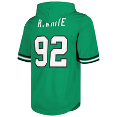 Reggie White  Retired Player Name & Number Mesh Hoodie T-Shirt - Philadelphia Eagles Hoodies