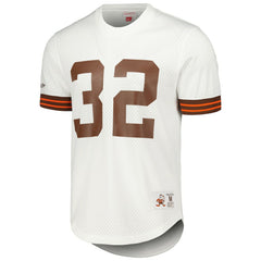 Jim Brown  Retired Player Name & Number Mesh Top - Cleveland Browns Tops