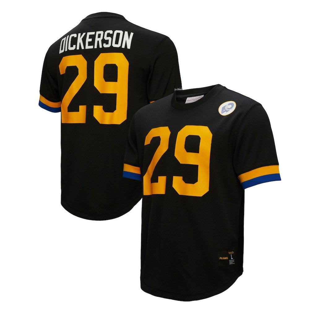 Eric Dickerson  Retired Player Name & Number Mesh Top - Los Angeles Rams Tops