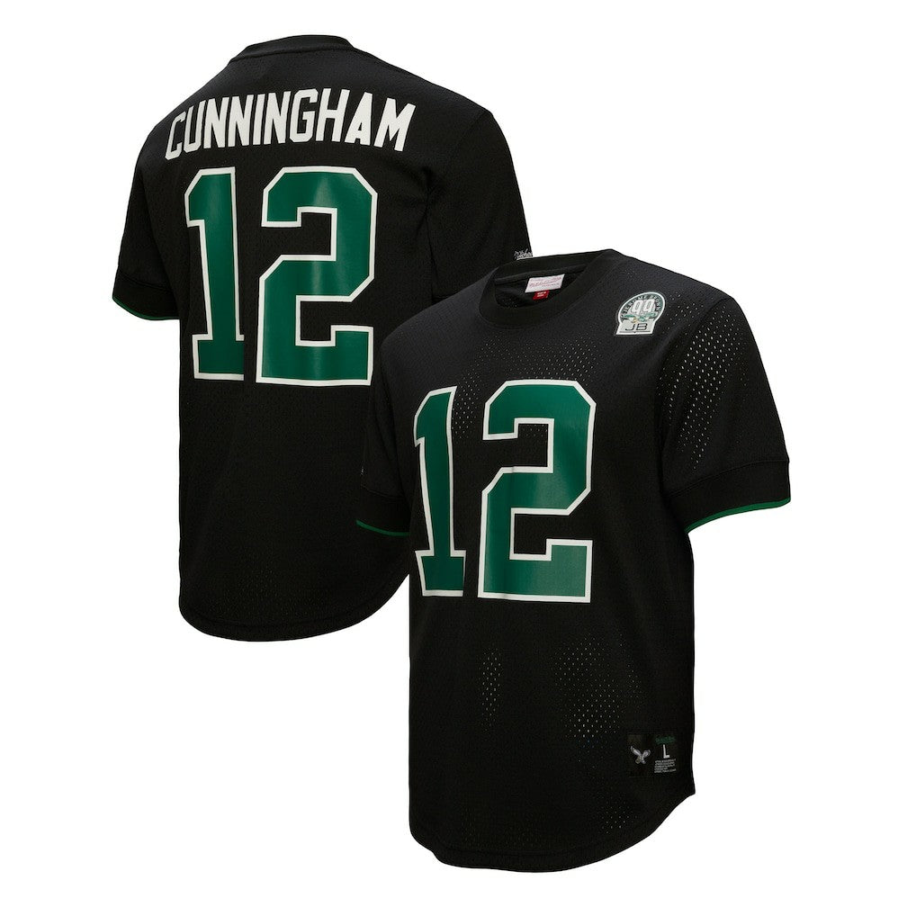 Randall Cunningham  Retired Player Name & Number Mesh Top - Philadelphia Eagles Tops