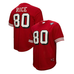 Jerry Rice  Retired Player Name & Number Mesh Top - San Francisco 49ers Tops