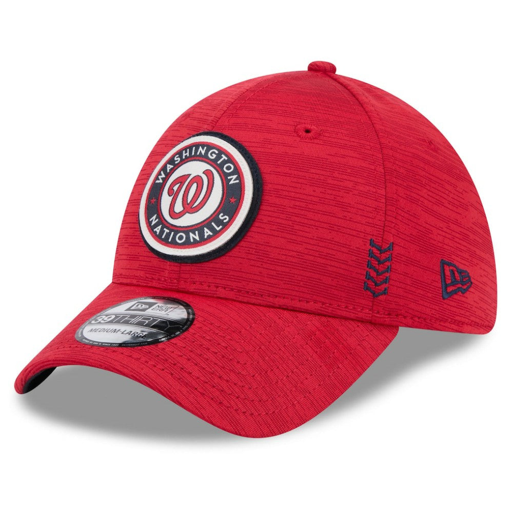 Red Washington Nationals New Era 2024 Clubhouse 39THIRTY Flex Hat