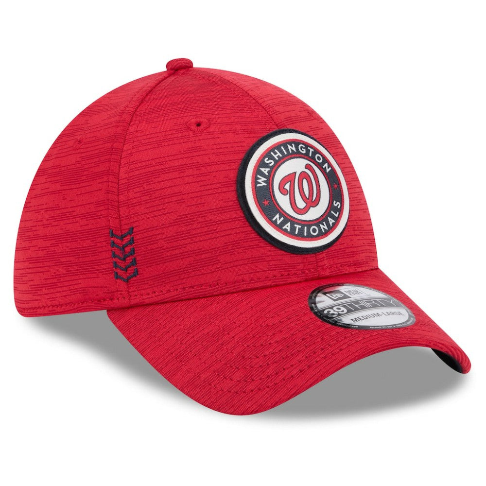 Red Washington Nationals New Era 2024 Clubhouse 39THIRTY Flex Hat