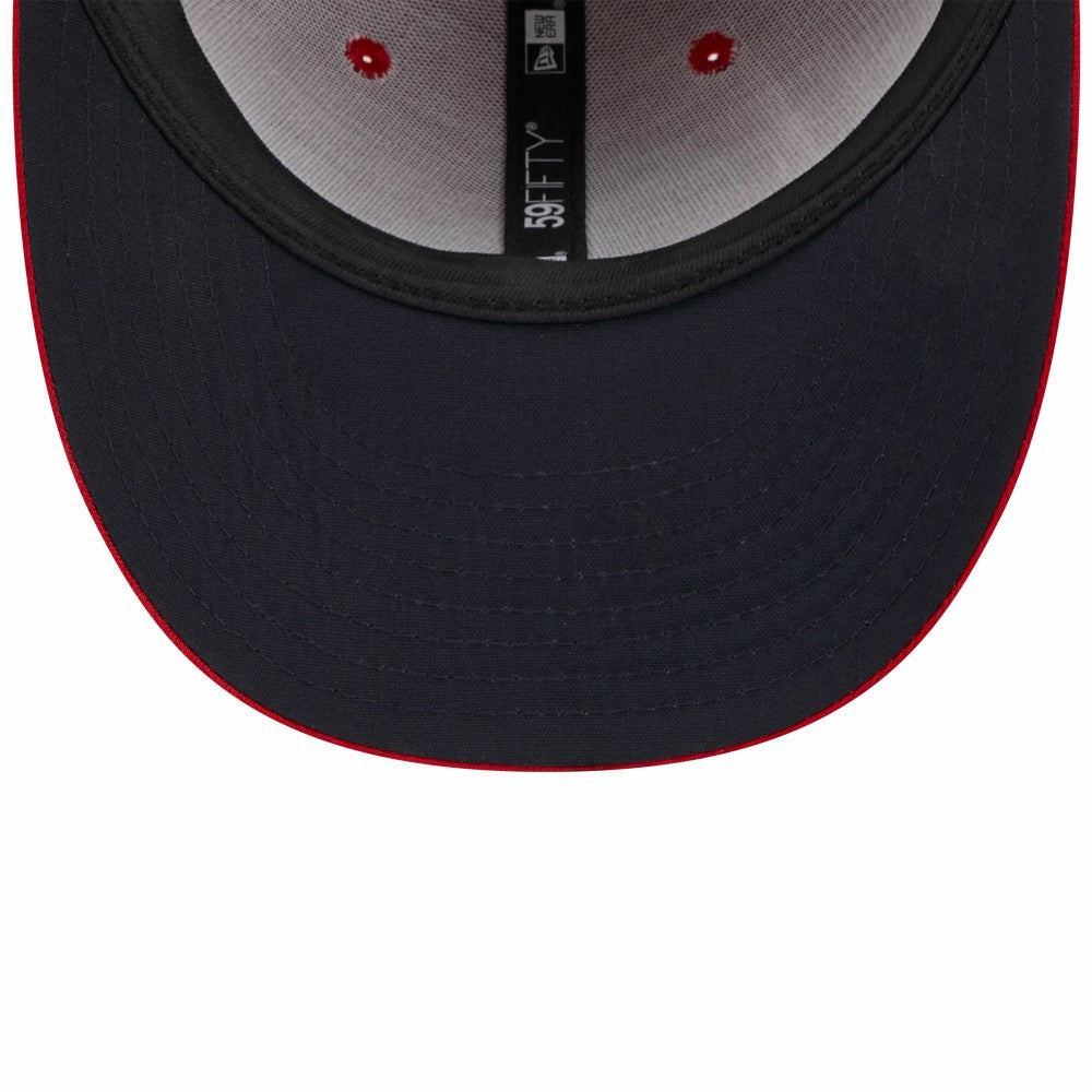 Red Los Angeles Angels New Era 2024 Clubhouse Low Profile 59FIFTY Fitted Hat