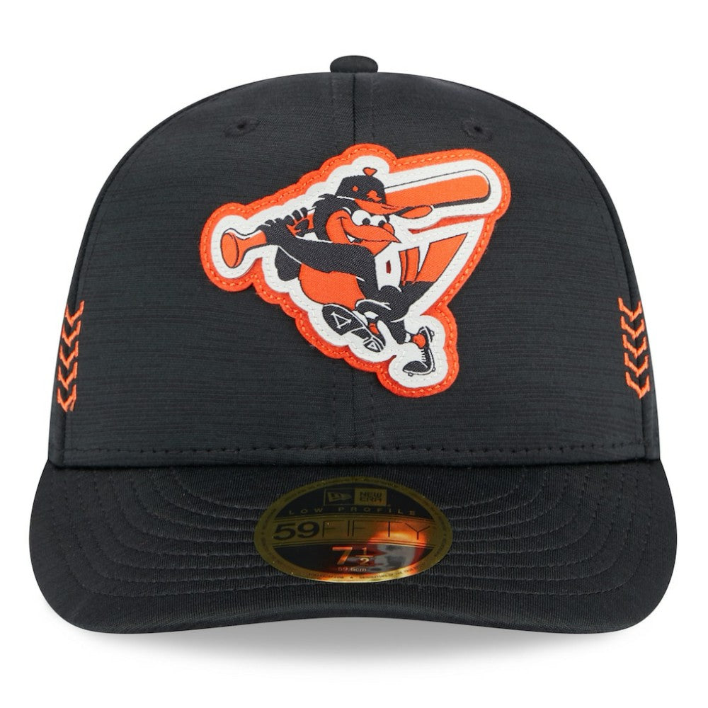 Black Baltimore Orioles New Era 2024 Clubhouse Low Profile 59FIFTY Fitted Hat
