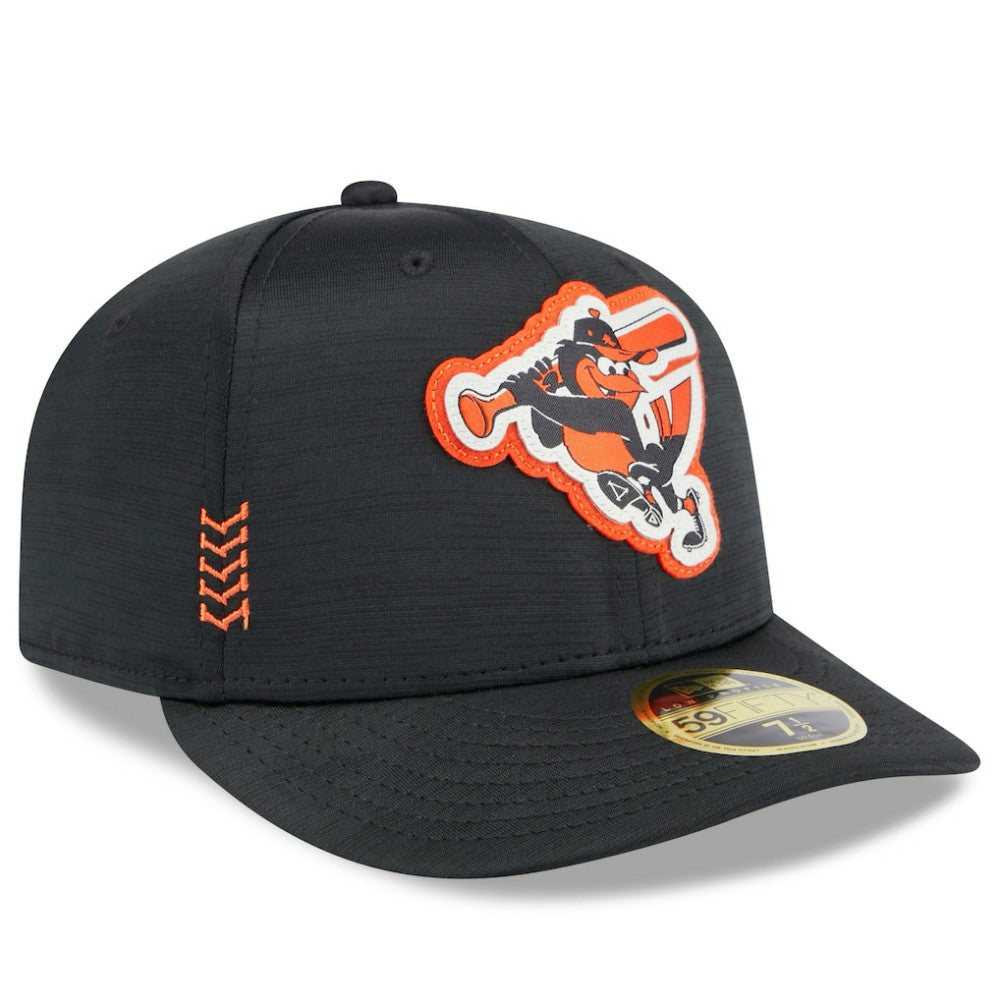 Black Baltimore Orioles New Era 2024 Clubhouse Low Profile 59FIFTY Fitted Hat