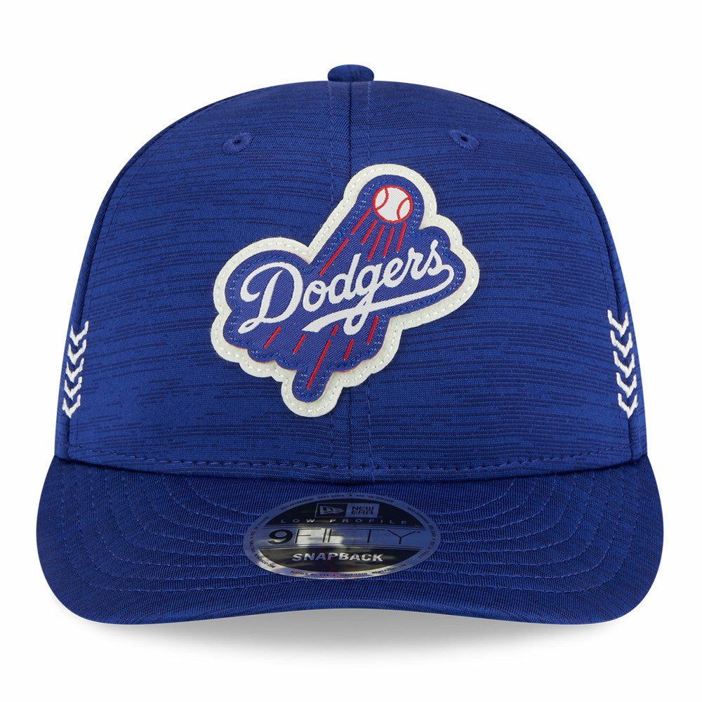 Royal Los Angeles Dodgers New Era 2024 Clubhouse Low Profile 9FIFTY Snapback Hat