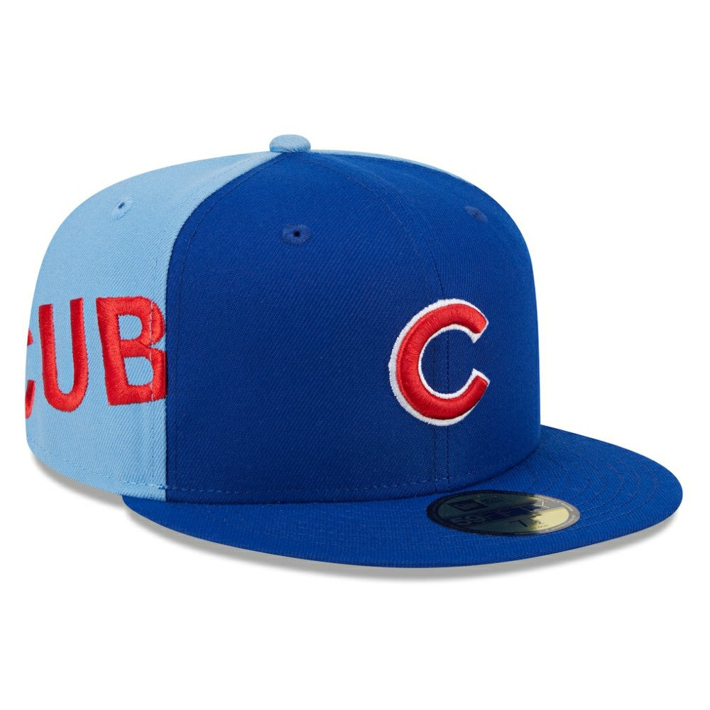 Royal/Light Blue Chicago Cubs New Era Gameday Sideswipe 59FIFTY Fitted Hat