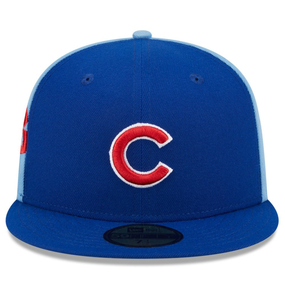 Royal/Light Blue Chicago Cubs New Era Gameday Sideswipe 59FIFTY Fitted Hat