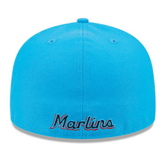 Black/Blue Miami Marlins New Era Gameday Sideswipe 59FIFTY Fitted Hat