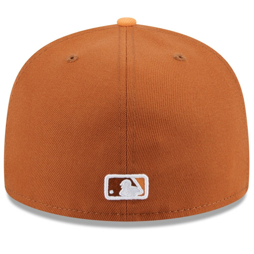 Brown/Orange Chicago Cubs New Era Spring Color Basic Two-Tone 59FIFTY Fitted Hat