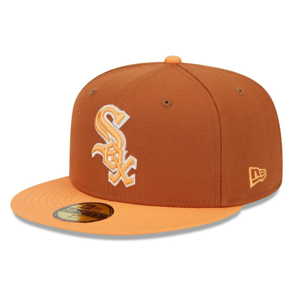 Brown/Orange Chicago White Sox New Era Spring Color Basic Two-Tone 59FIFTY Fitted Hat