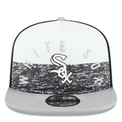 White/Gray Chicago White Sox New Era Team Foam Front A-Frame Trucker 9FIFTY Snapback Hat