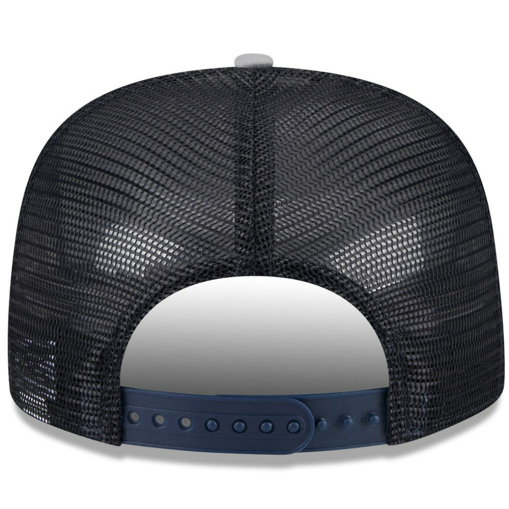 White/Gray New York Yankees New Era Team Foam Front A-Frame Trucker 9FIFTY Snapback Hat