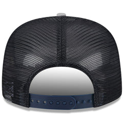 White/Gray New York Yankees New Era Team Foam Front A-Frame Trucker 9FIFTY Snapback Hat