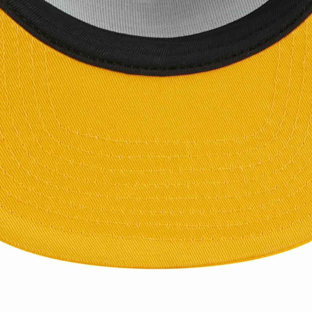 White/Gold Athletics New Era Team Foam Front A-Frame Trucker 9FIFTY Snapback Hat