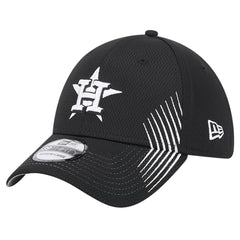 Black Houston Astros New Era Active Dash Mark 39THIRTY Flex Hat