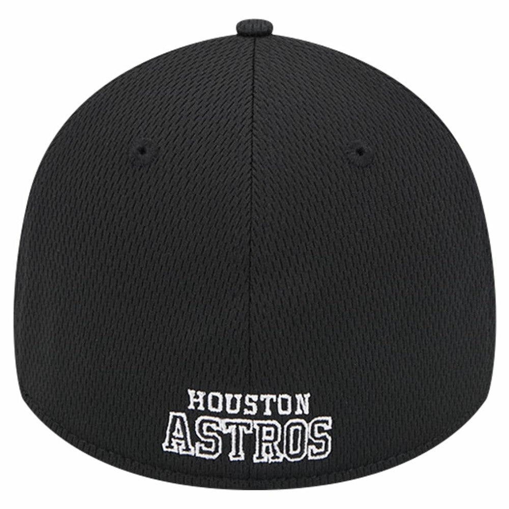Black Houston Astros New Era Active Dash Mark 39THIRTY Flex Hat