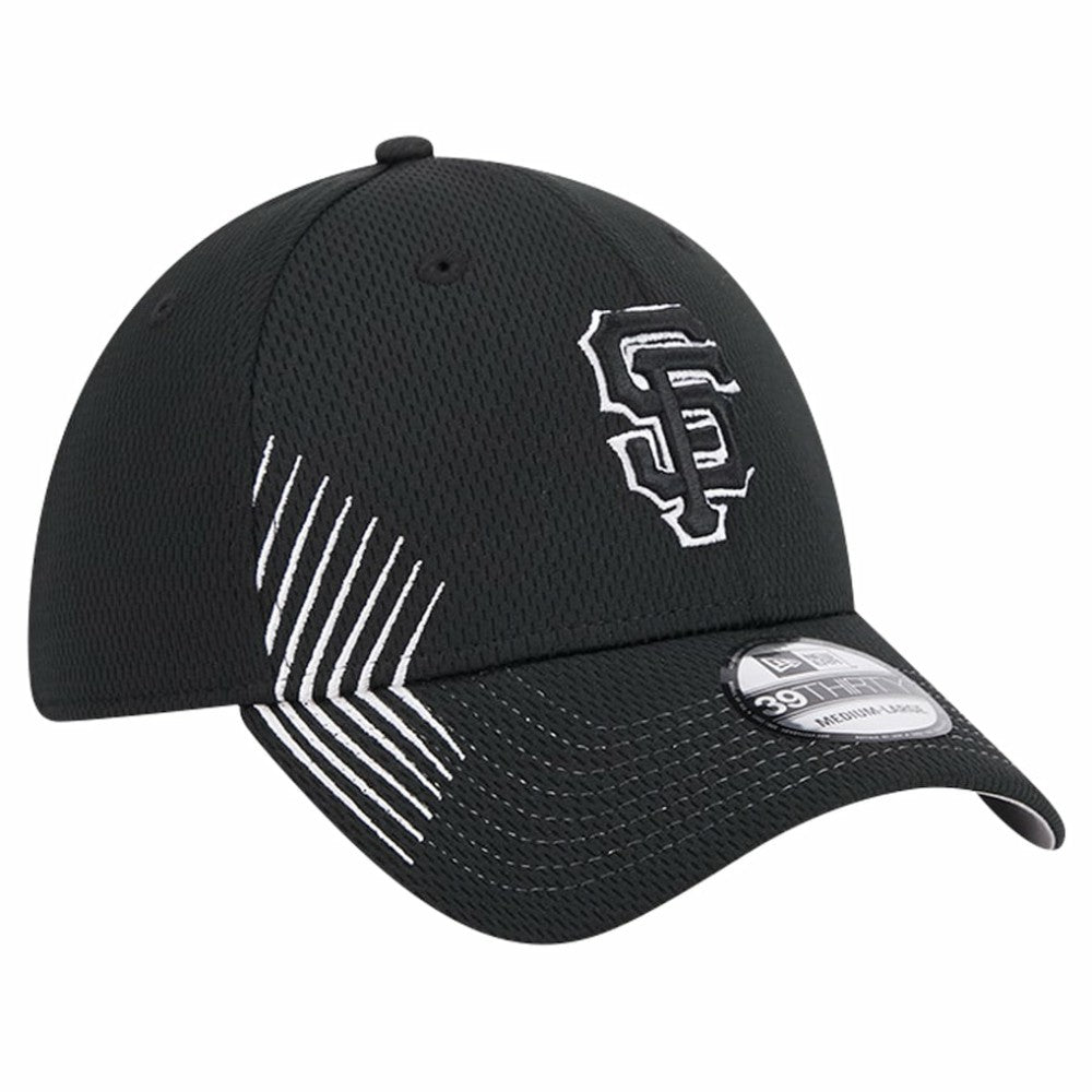 Black San Francisco Giants New Era Active Dash Mark 39THIRTY Flex Hat