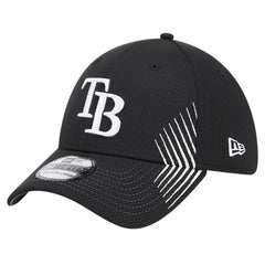 Black Tampa Bay Rays New Era Active Dash Mark 39THIRTY Flex Hat