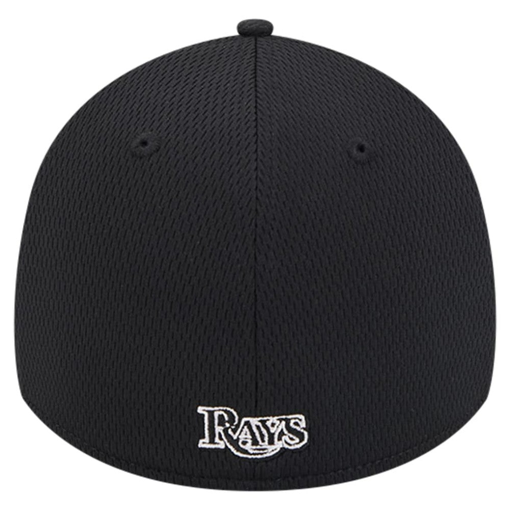 Black Tampa Bay Rays New Era Active Dash Mark 39THIRTY Flex Hat