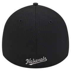 Black Washington Nationals New Era Active Dash Mark 39THIRTY Flex Hat
