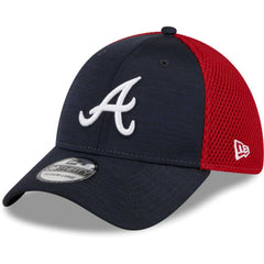 Navy Atlanta Braves New Era Neo 39THIRTY Flex Hat