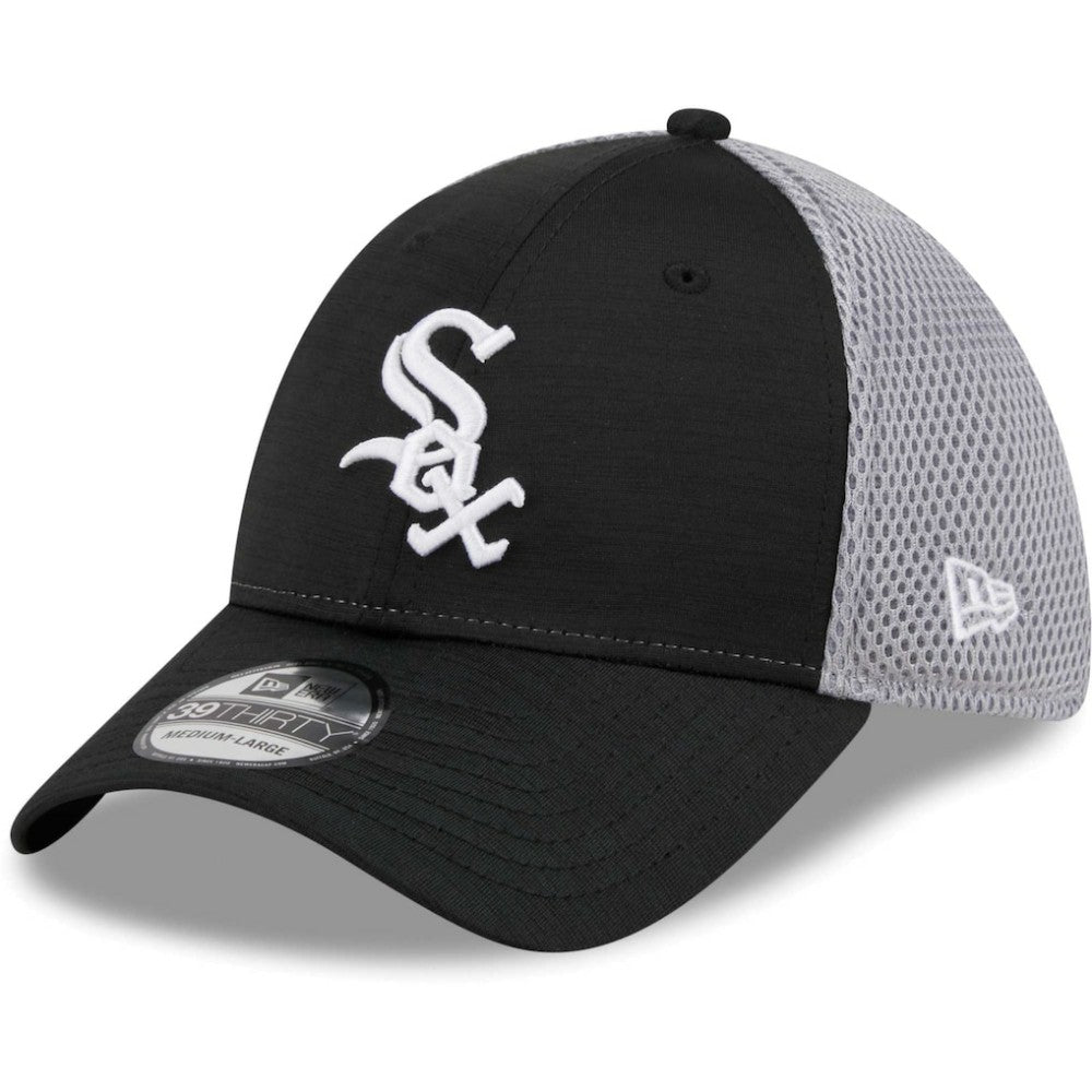 Black Chicago White Sox New Era Neo 39THIRTY Flex Hat