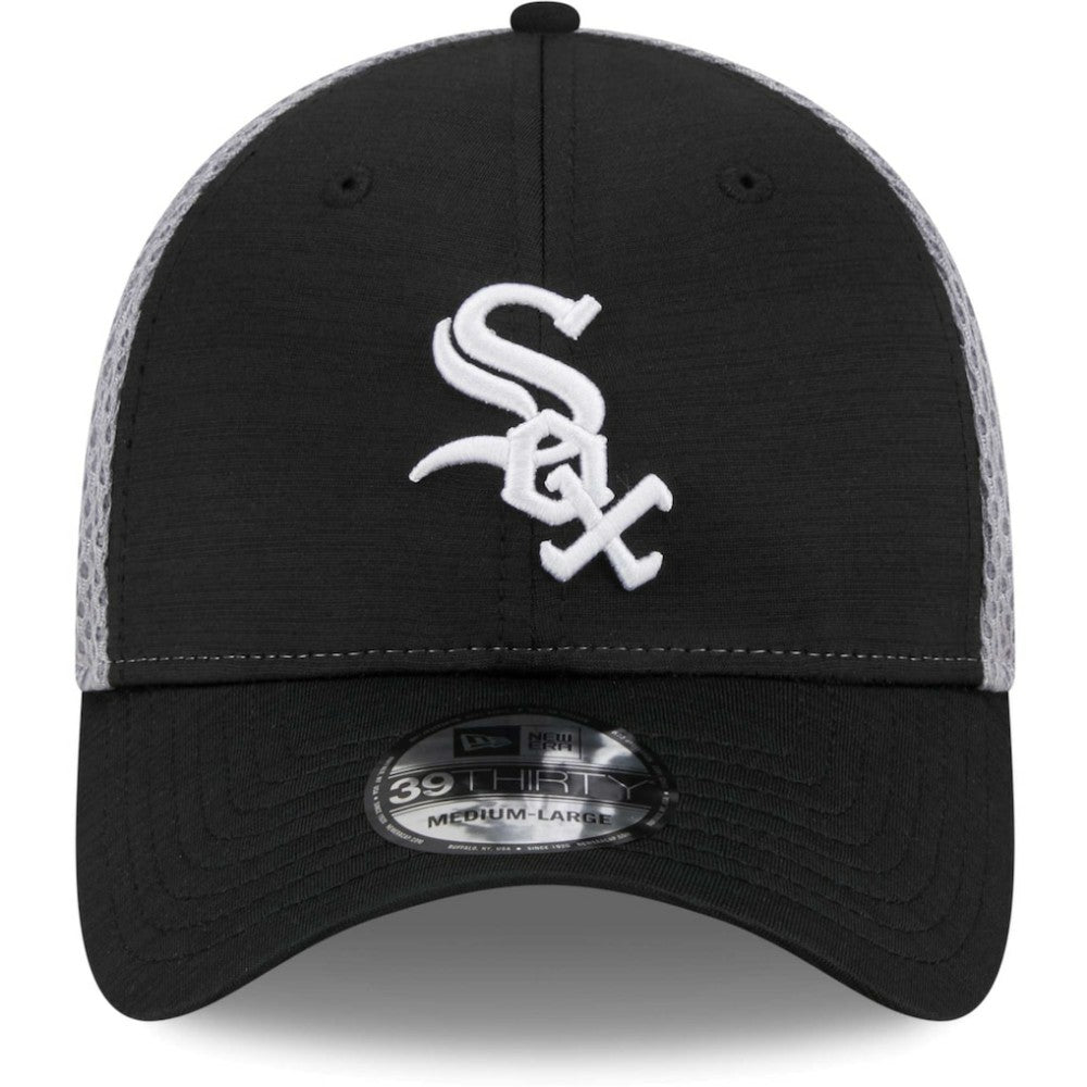Black Chicago White Sox New Era Neo 39THIRTY Flex Hat