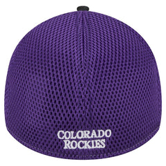 Black Colorado Rockies New Era Neo 39THIRTY Flex Hat
