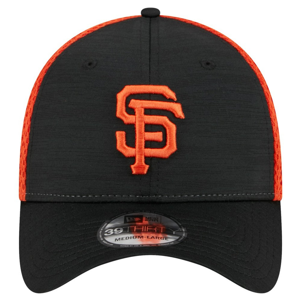 Black San Francisco Giants New Era Neo 39THIRTY Flex Hat