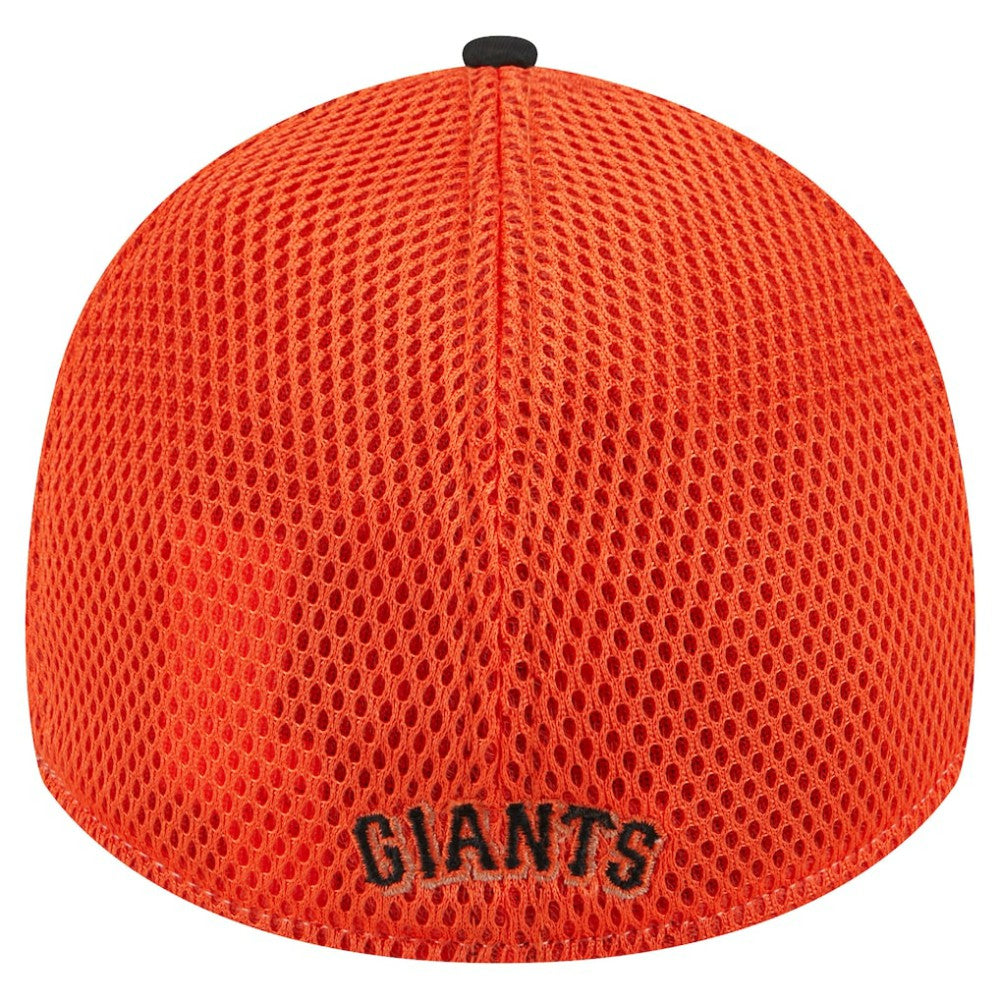 Black San Francisco Giants New Era Neo 39THIRTY Flex Hat