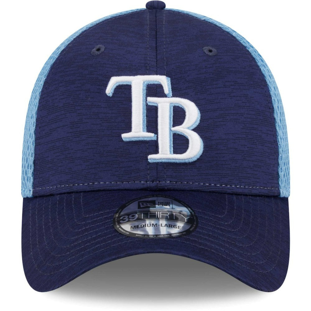 Navy Tampa Bay Rays New Era Neo 39THIRTY Flex Hat