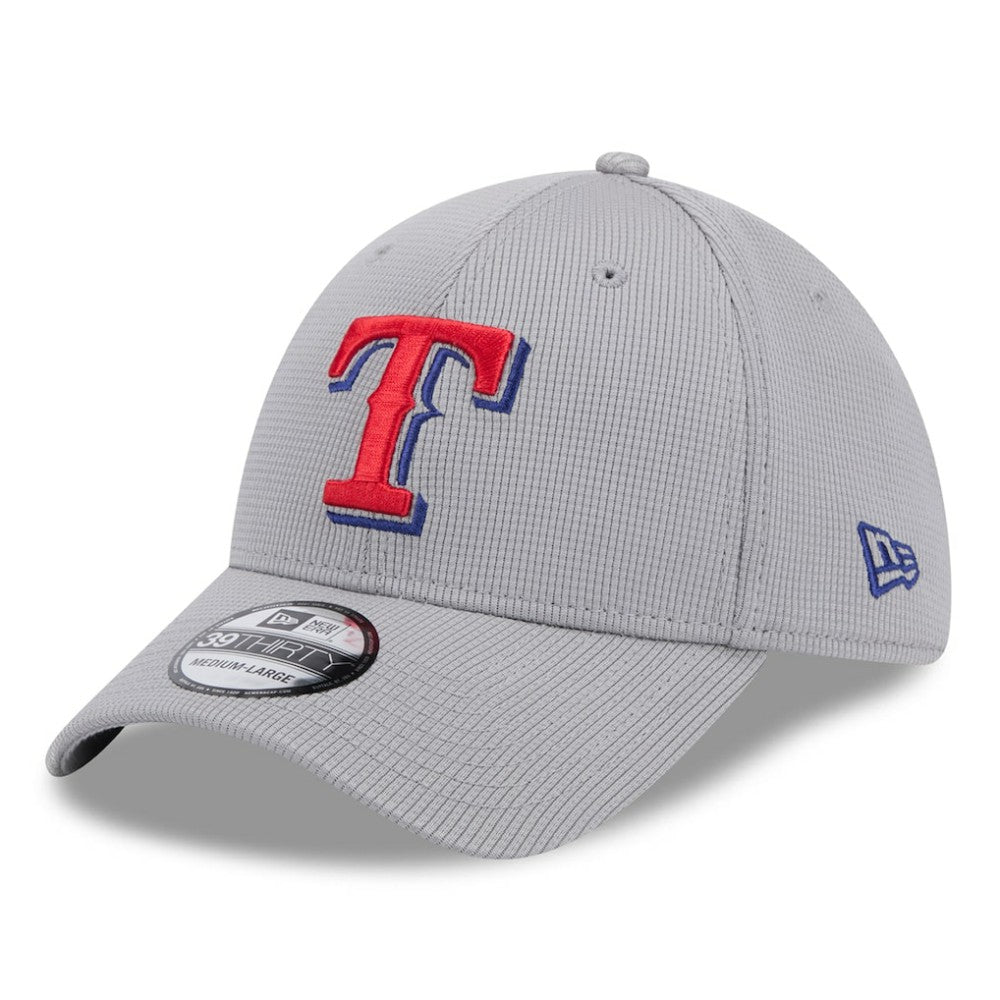 Gray Texas Rangers New Era Active Pivot 39THIRTY Flex Hat