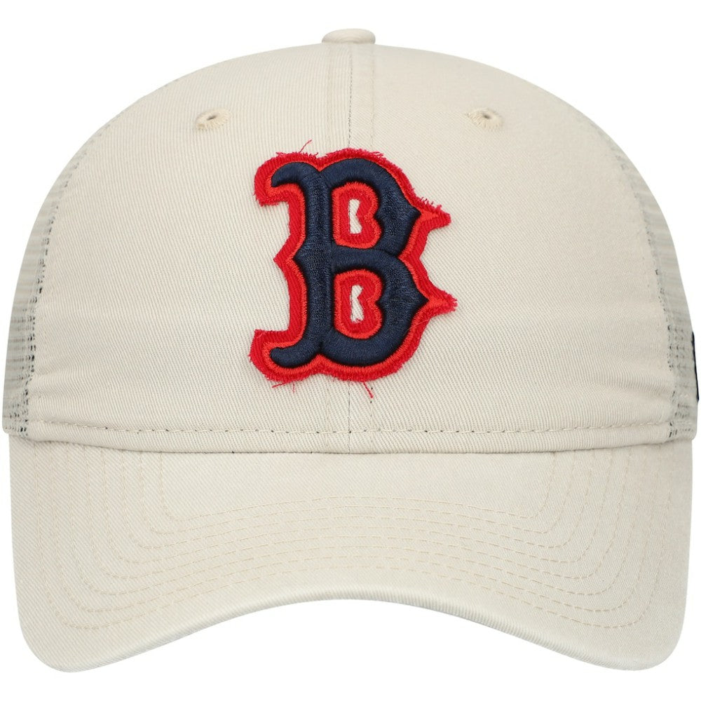 Stone Boston Red Sox New Era Game Day 9TWENTY Adjustable Trucker Hat