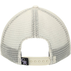 Stone Colorado Rockies New Era Game Day 9TWENTY Adjustable Trucker Hat