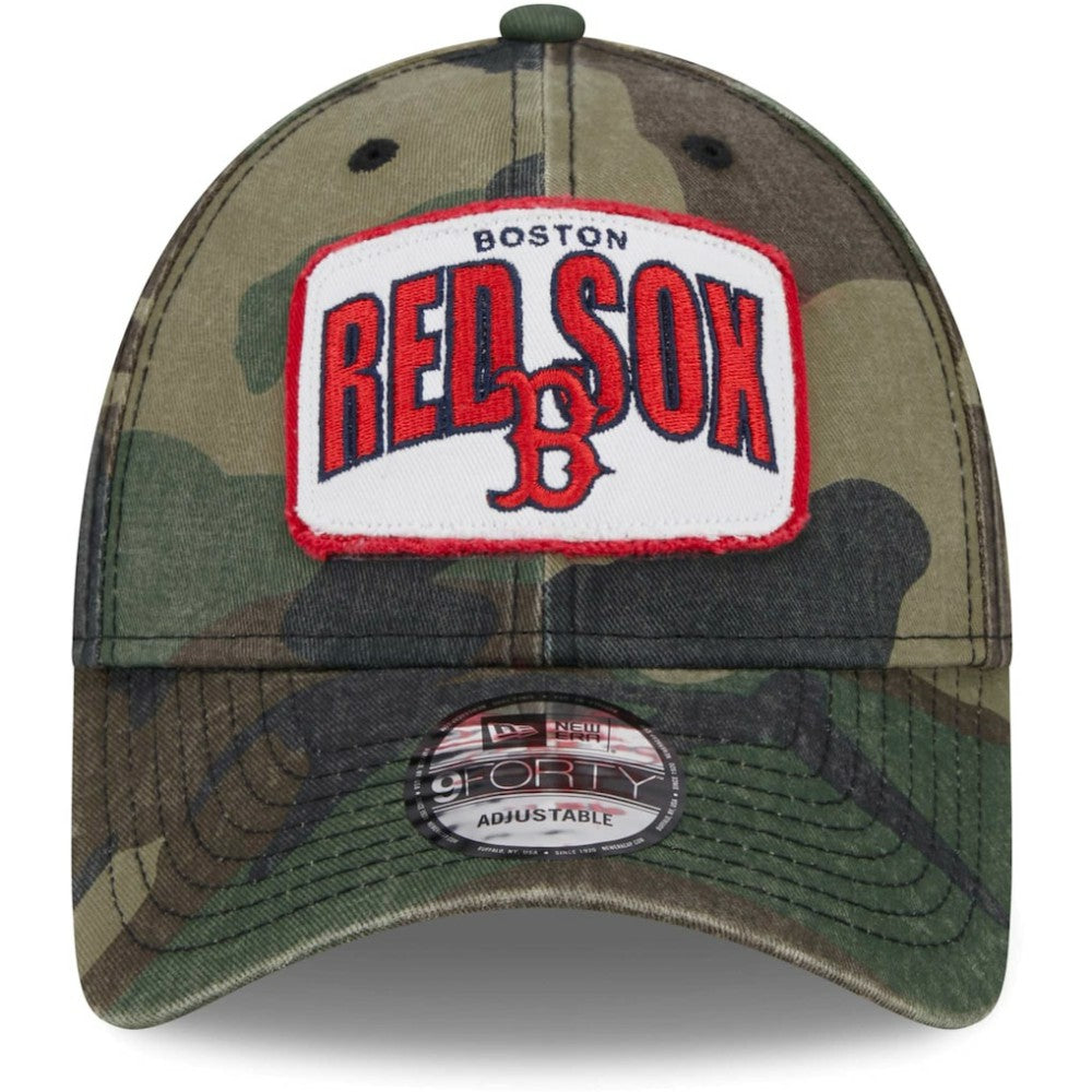 Camo Boston Red Sox New Era Gameday 9FORTY Adjustable Hat