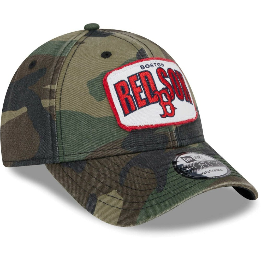 Camo Boston Red Sox New Era Gameday 9FORTY Adjustable Hat