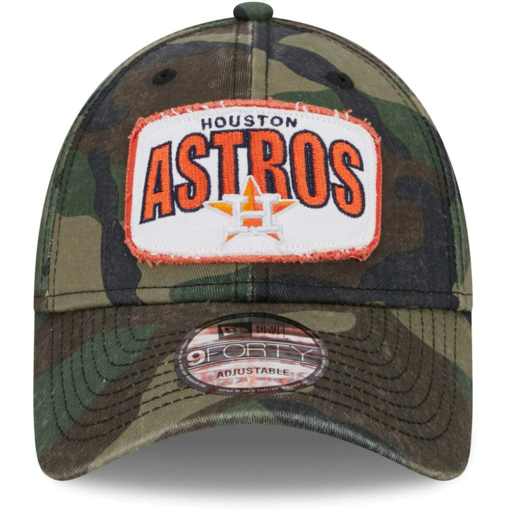 Camo Houston Astros New Era Gameday 9FORTY Adjustable Hat