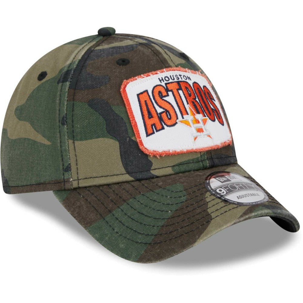 Camo Houston Astros New Era Gameday 9FORTY Adjustable Hat
